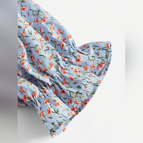 Light blue floral dress 💙 - Picture 5 of 12